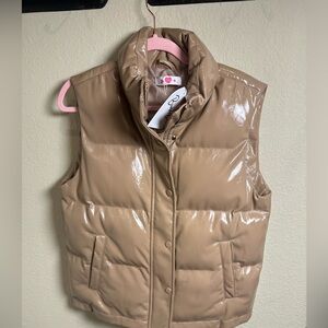 Buddy Love Glossy Beige Outerwear